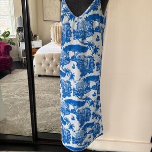 African safari print palm elephants Desmond & Slip Beach Wear Organic